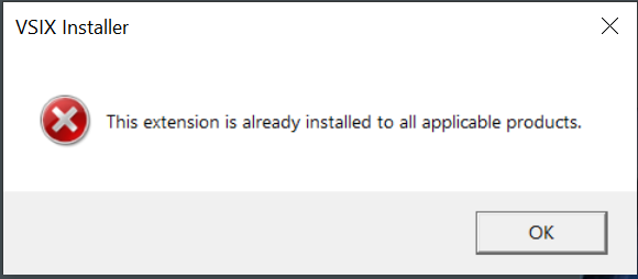21-Mar-2022 VSIX Message for SyncFusion WinForm Extension Update.PNG